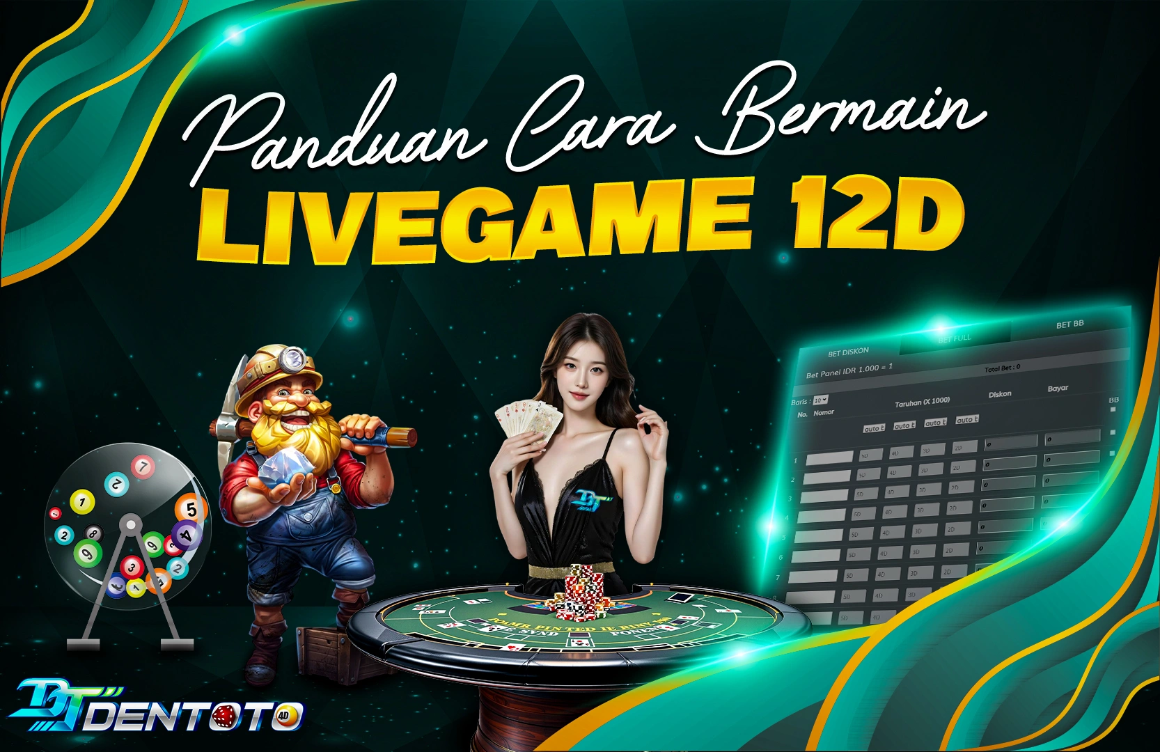 CARA BERMAIN PERMAINAN 12D DI DENTOTO