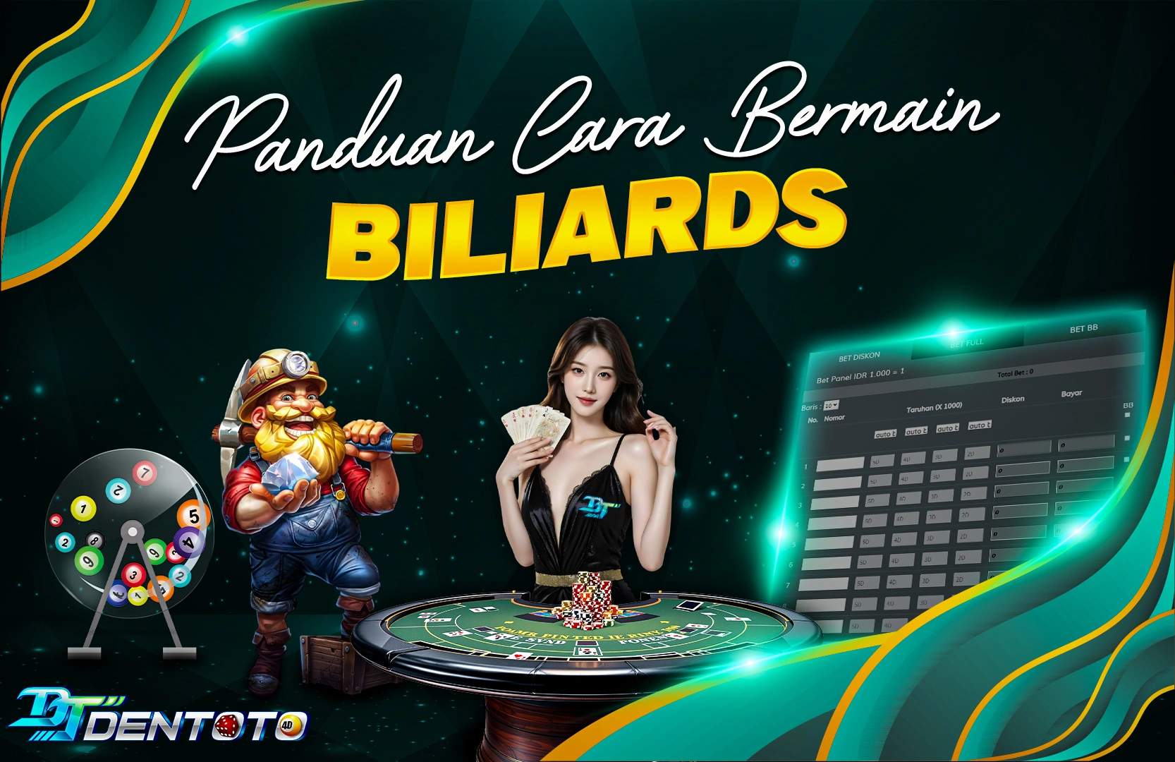 CARA BERMAIN PERMAINAN BILLIARDS DI DENTOTO