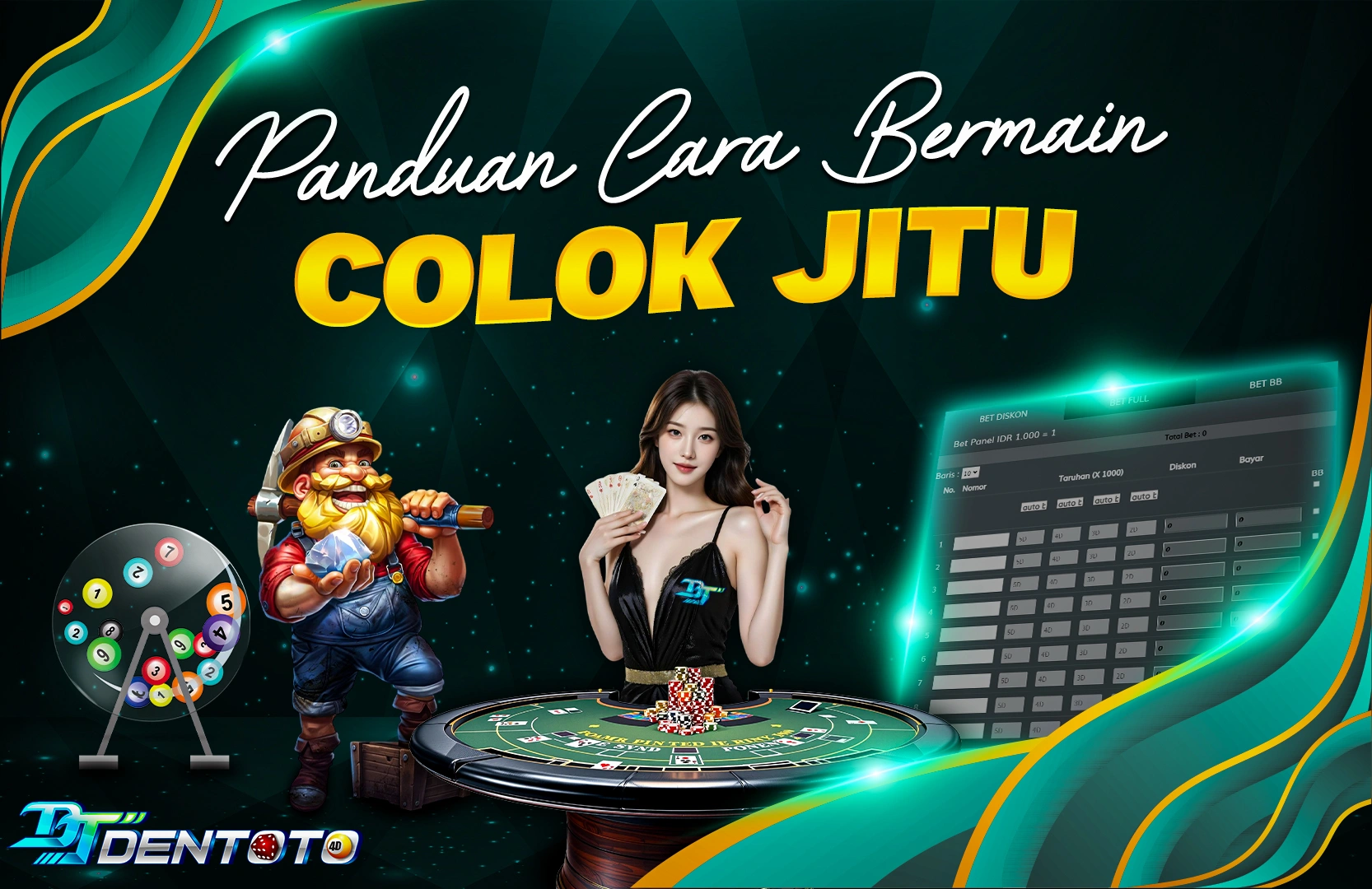 CARA BERMAIN PERMAINAN TOGEL COLOK JITU DI DENTOTO