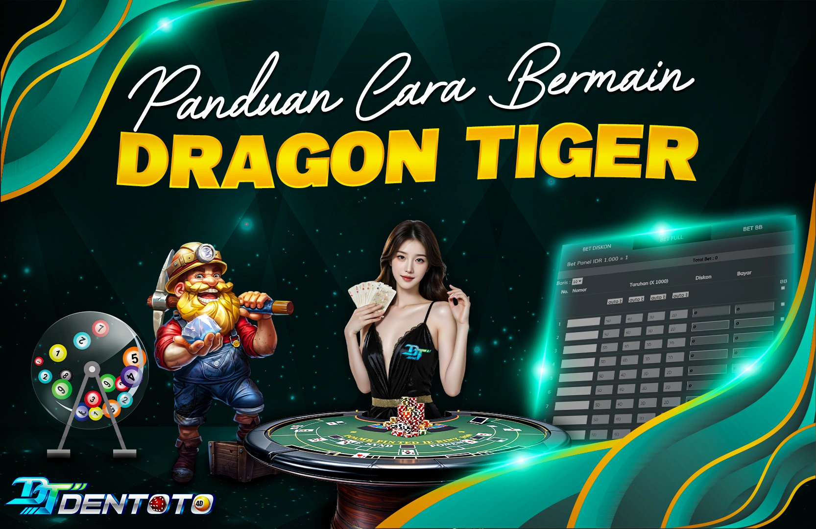 CARA BERMAIN PERMAINAN DRAGON TIGER DI DENTOTO