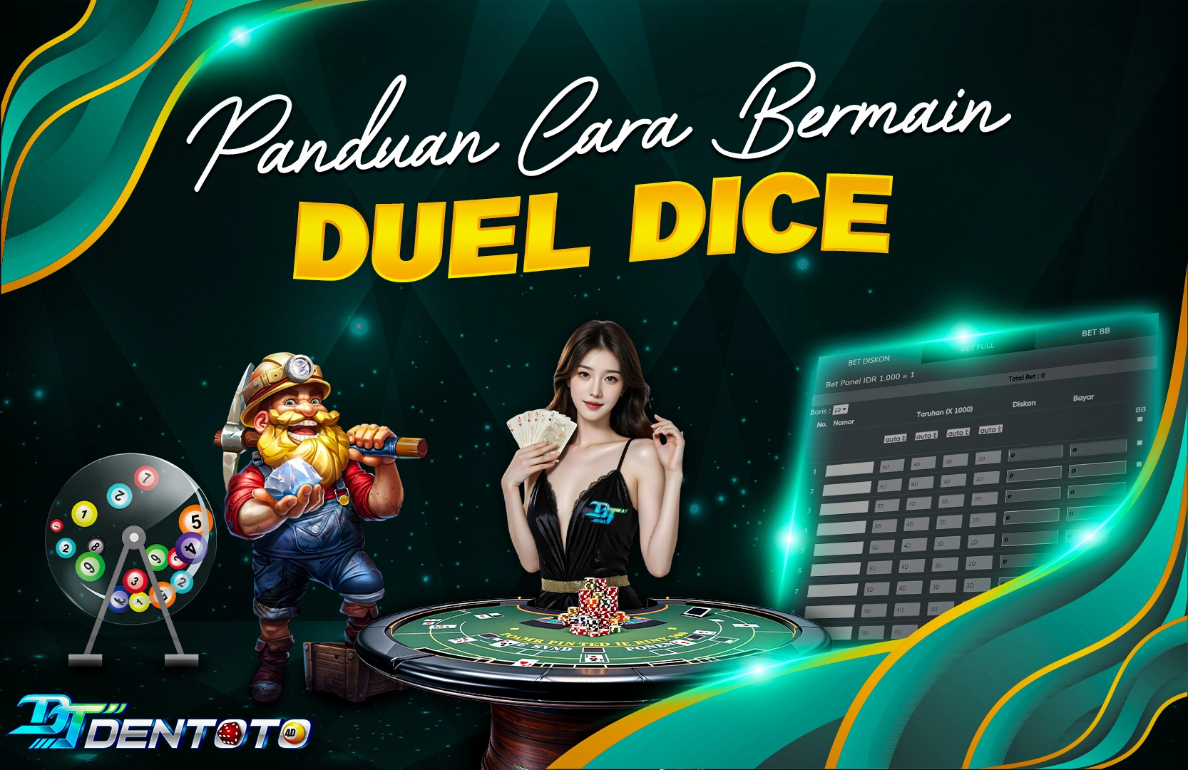 CARA BERMAIN PERMAINAN DUEL DICE DI DENTOTO