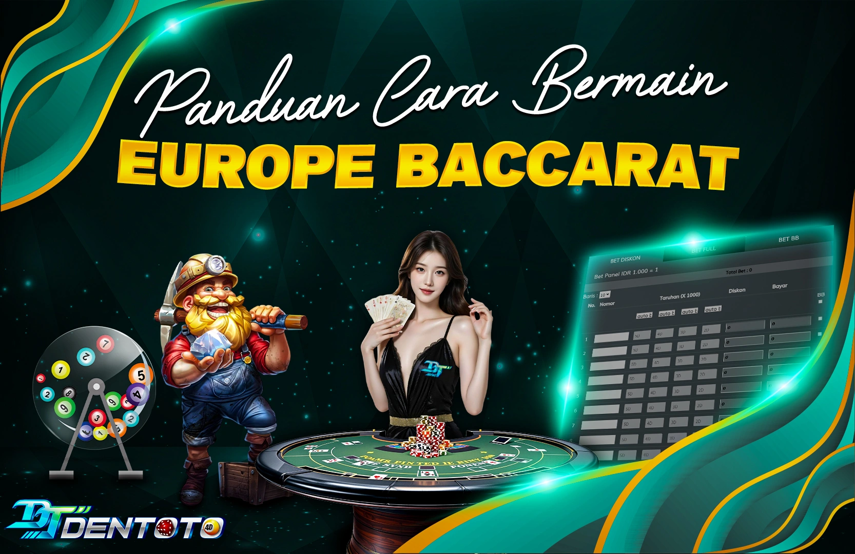 CARA BERMAIN PERMAINAN EUROPE BACCARAT DI DENTOTO