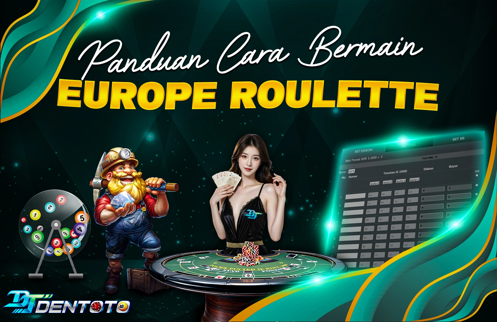 CARA BERMAIN PERMAINAN EUROPE ROULETTE DI DENTOTO