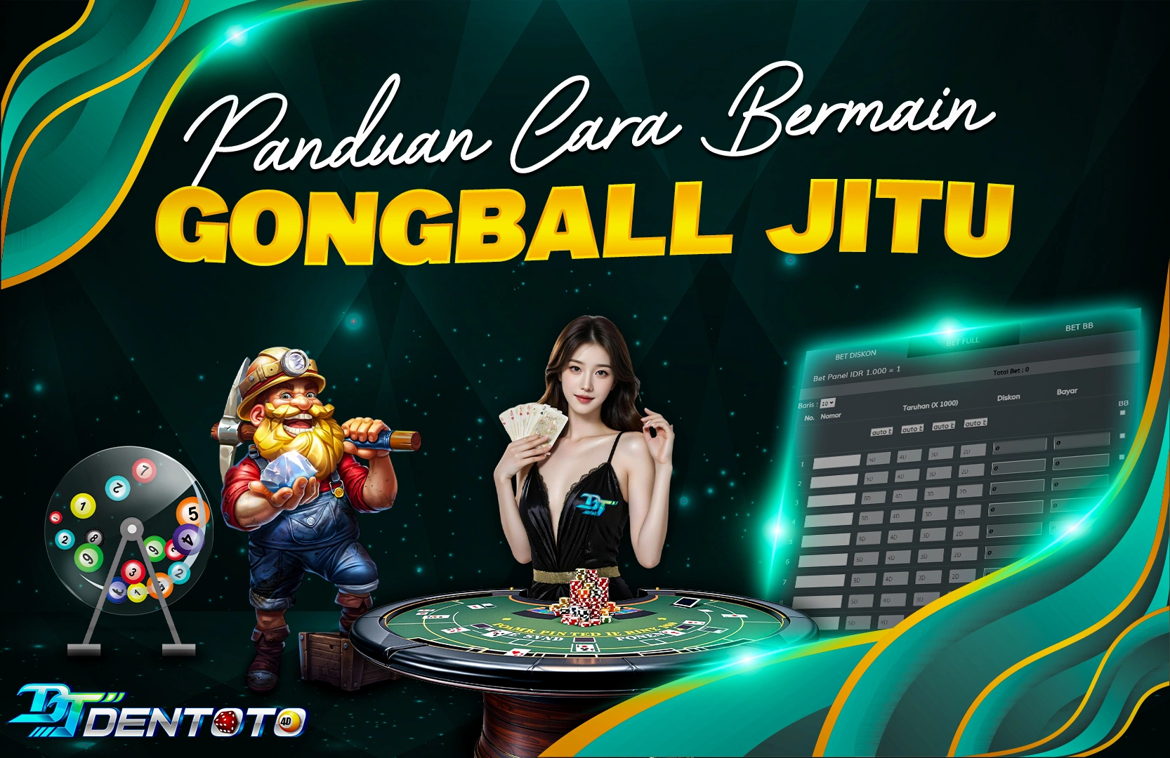 CARA BERMAIN PERMAINAN GONG BALL JITU DI DENTOTO