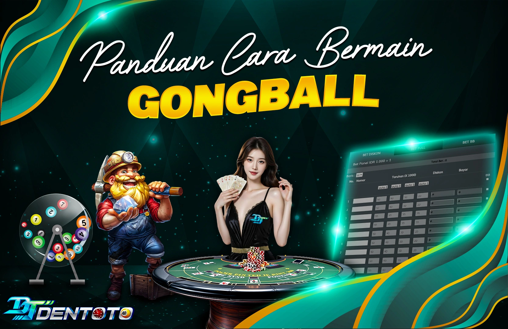 CARA BERMAIN PERMAINAN GONG BALL DI DENTOTO