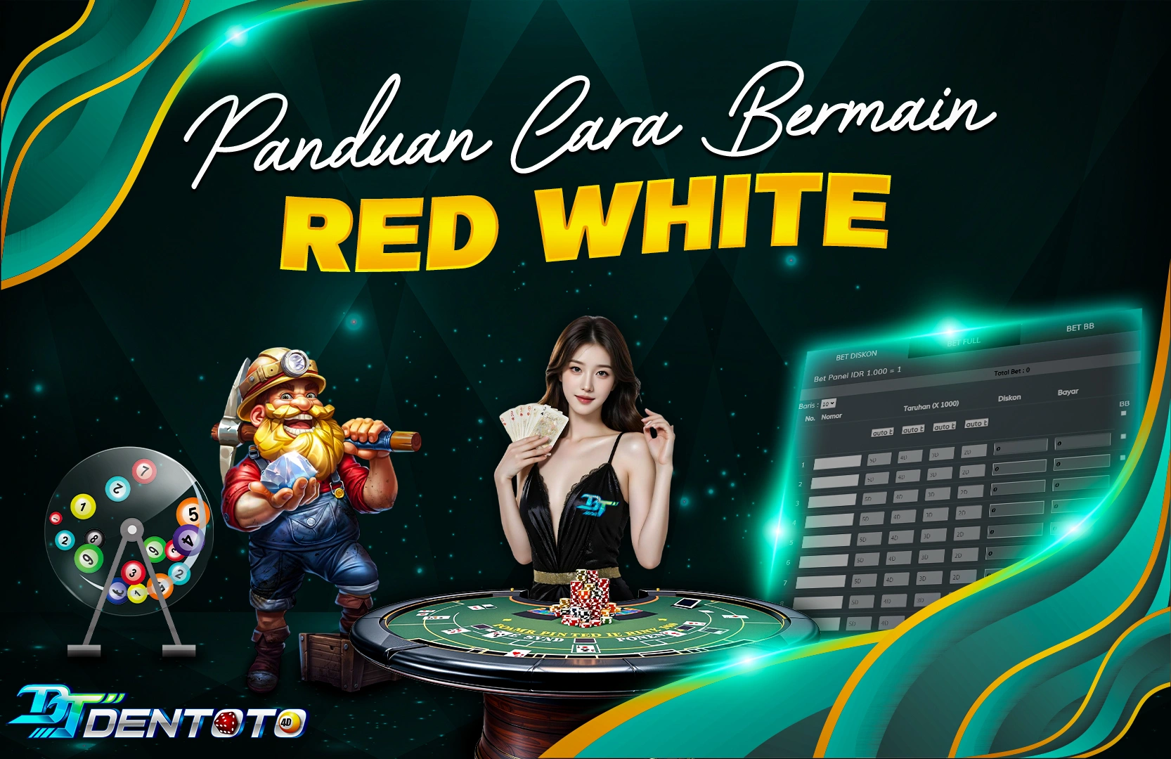 CARA BERMAIN PERMAINAN RED & WHITE DI DENTOTO