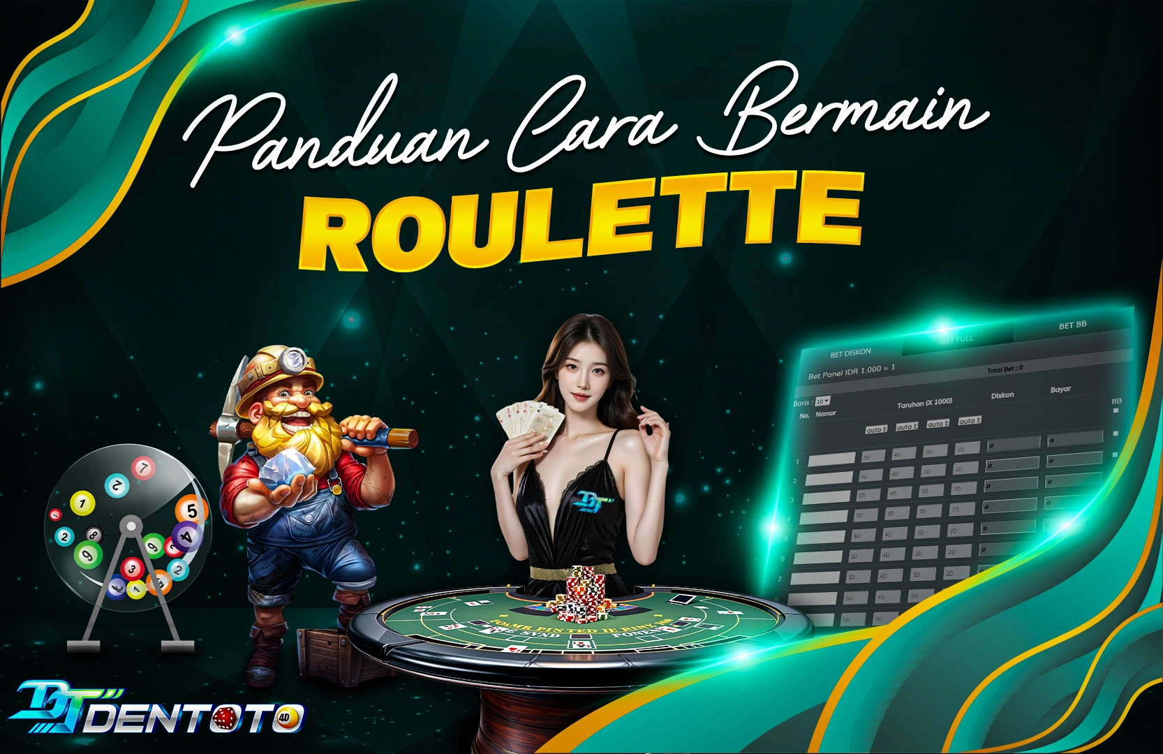 CARA BERMAIN PERMAINAN ROULETTE DI DENTOTO